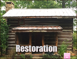 Historic Log Cabin Restoration  Hertford County, North Carolina